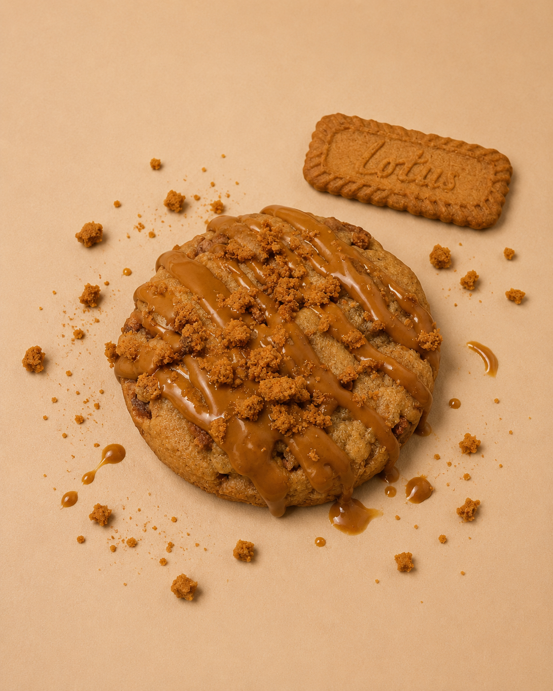Cookie Lotus — pâtisserie artisanale Délice de Kamelia à Juziers